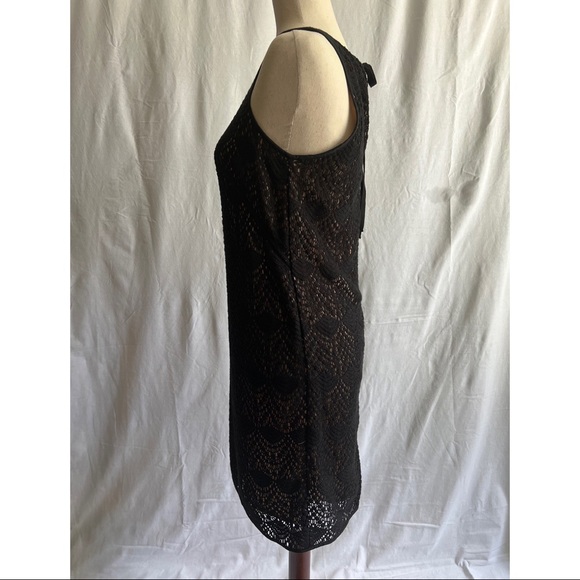 Ann Taylor Loft Black Lace Cocktail Dress - Size 2 - Picture 3 of 8